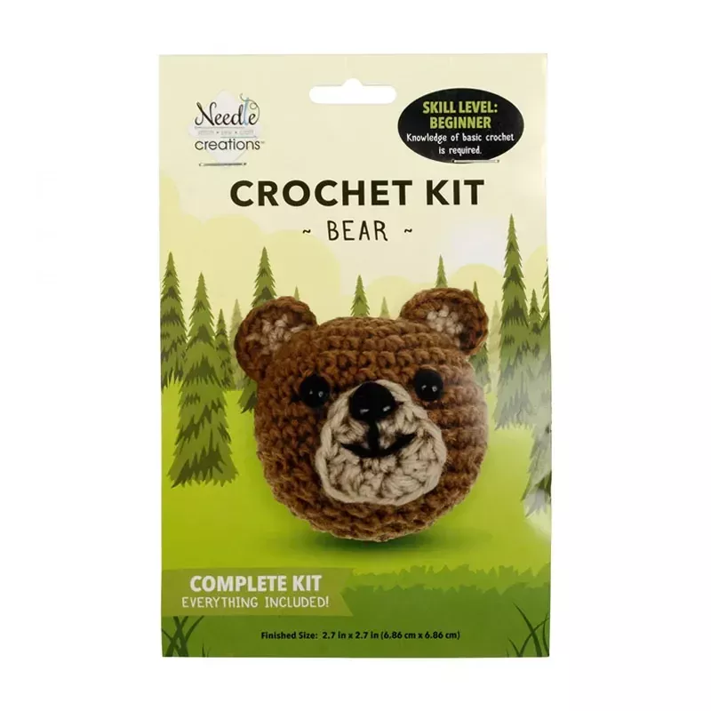 Woodland Bear Amigurumi Crochet Kit