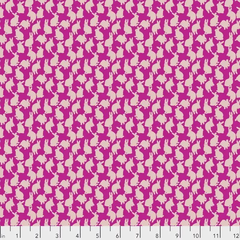 Woodland Walk Mini Rabbits - Fuchsia