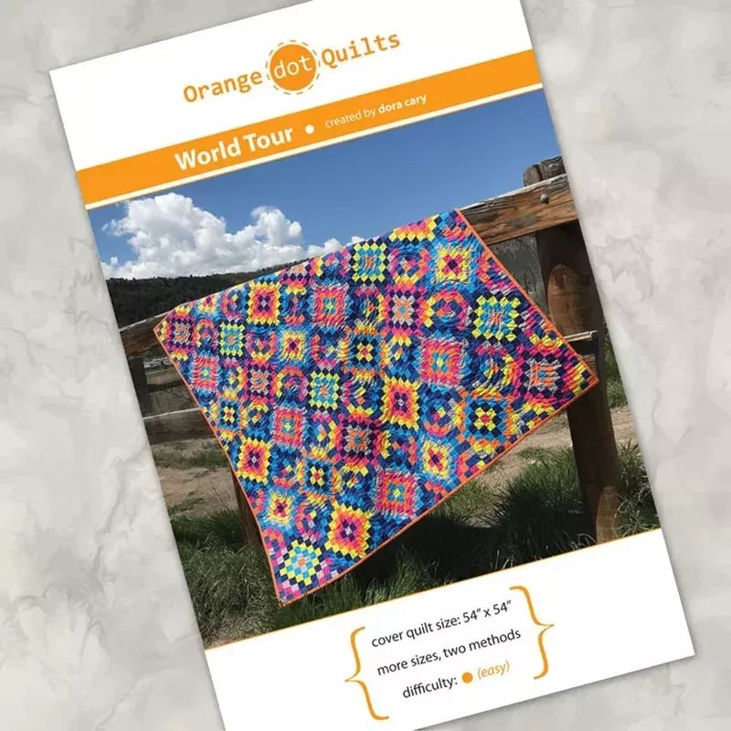 World Tour Quilt Pattern by Dora Cary
