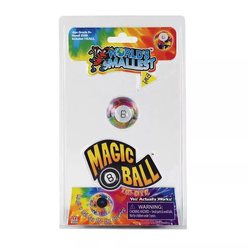 Worlds Smallest Magic 8 Ball Tie Dye