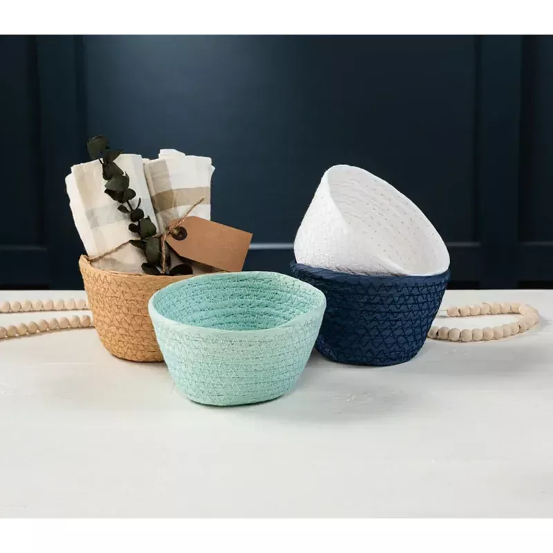 Woven Basket - Small - Color Shipped is Randomly Picked