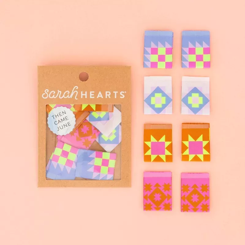 Woven Sewing Labels: Then Came June Quilt Blocks