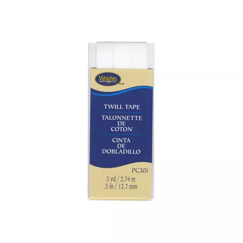 Wright's White Twill Tape 1/2-inch by 3-yards 117301030