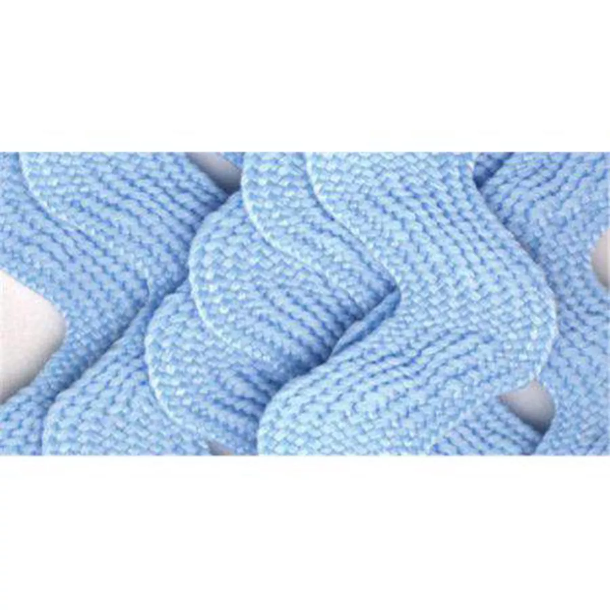 Wrights Jumbo Rickrack .625 x2.5yd-Light Blue