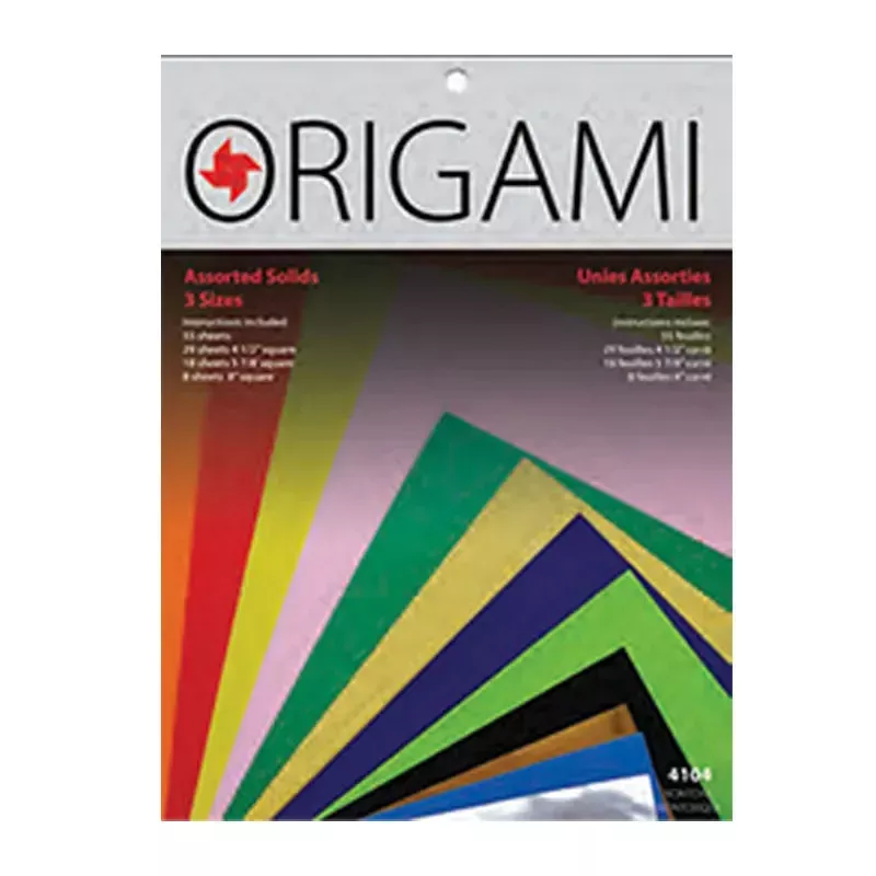 Yasutomo Origami - Assorted Sizes and Colors - 55 Sheets