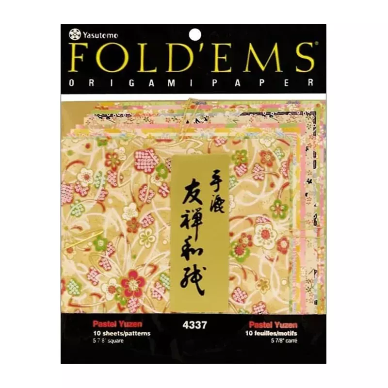 Yasutomo Origami - Yuzen Pastel - 10 Sheets