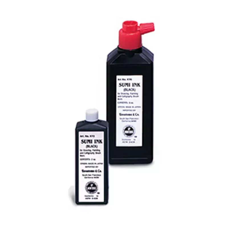 Yasutomo Sumi Ink Black - 2 ounce