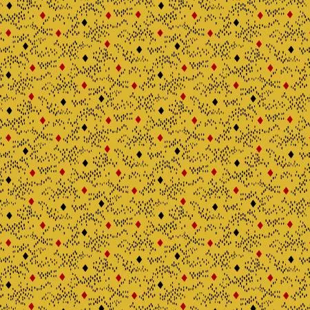 Yellow Sideboard:19th Century Sparklers by Pam Buda for Marcus Fabrics