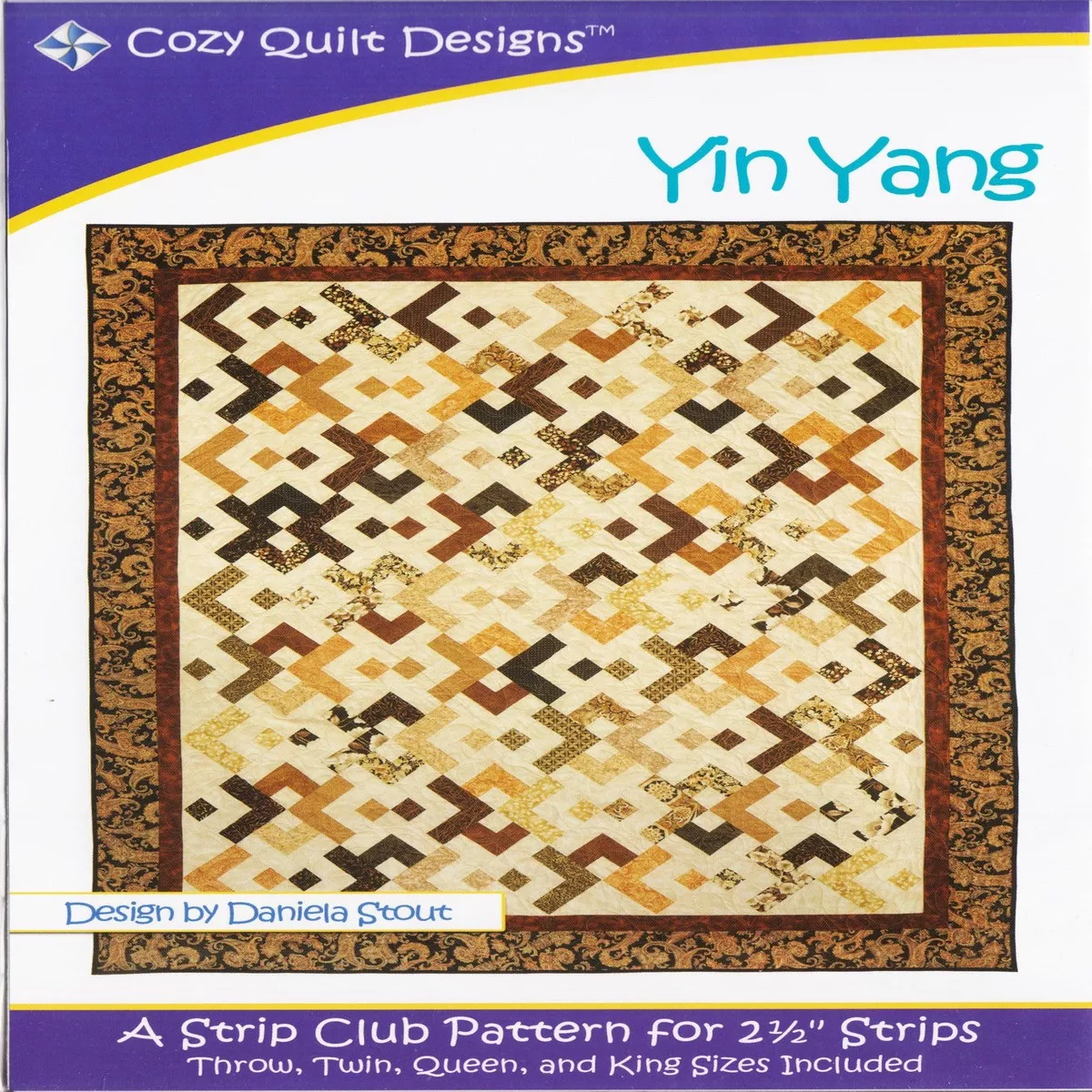 YIN YANG - Cozy Quilt Designs Pattern DIGITAL DOWNLOAD