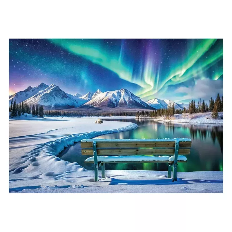 Yukon Aurora Borealis 1000 Piece Puzzle