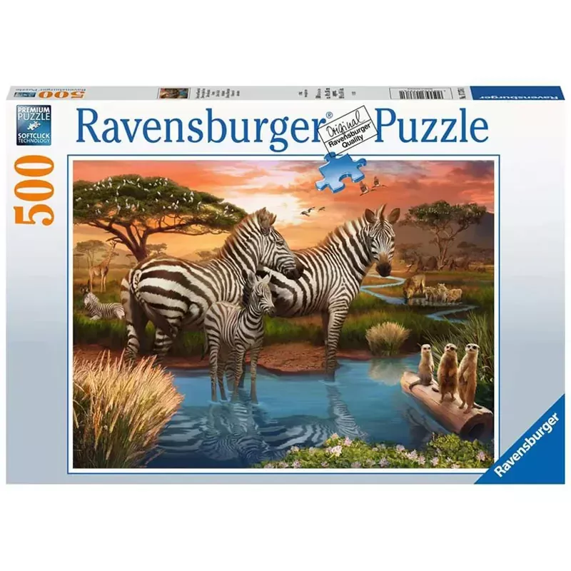 Zebras Puzzle - 500 Piece