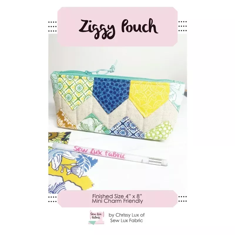 Ziggy Pouch Pattern - PDF