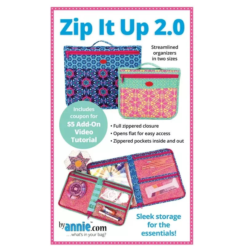 Zip It Up 2.0 by Annie Unrein of ByAnnie - PBA252-2