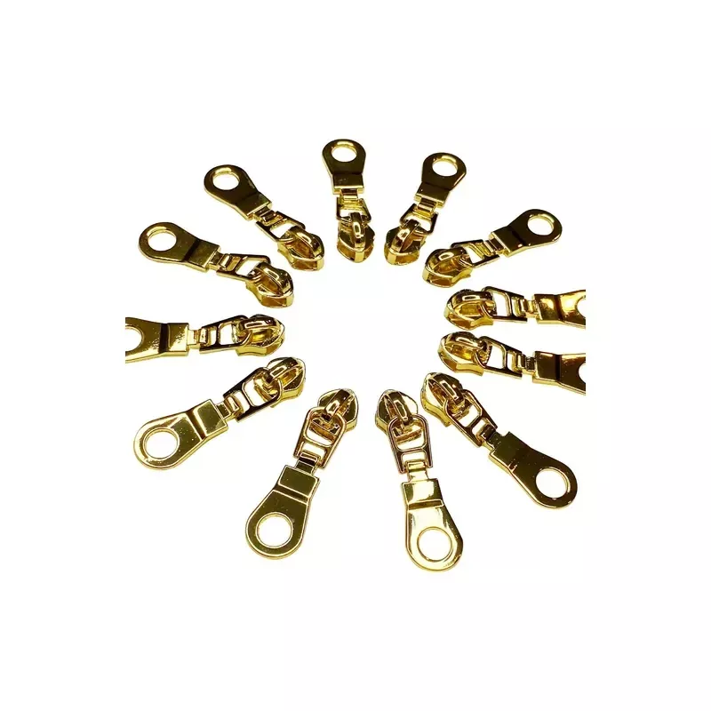 ZIPPER PULLS: Gold