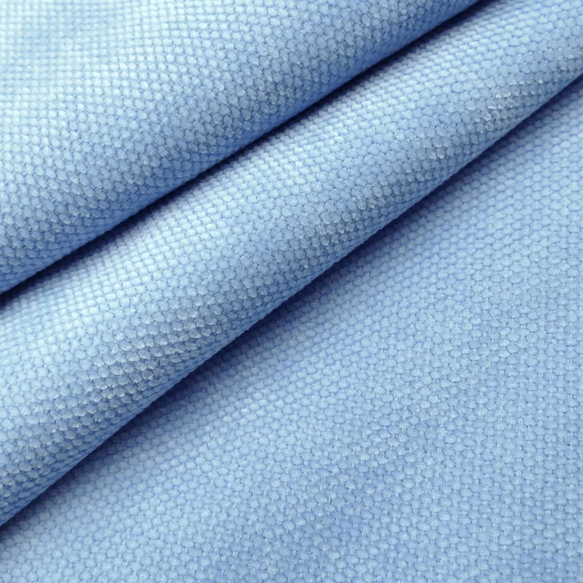 Zurich Upholstery Chenille Weave - Ice Blue