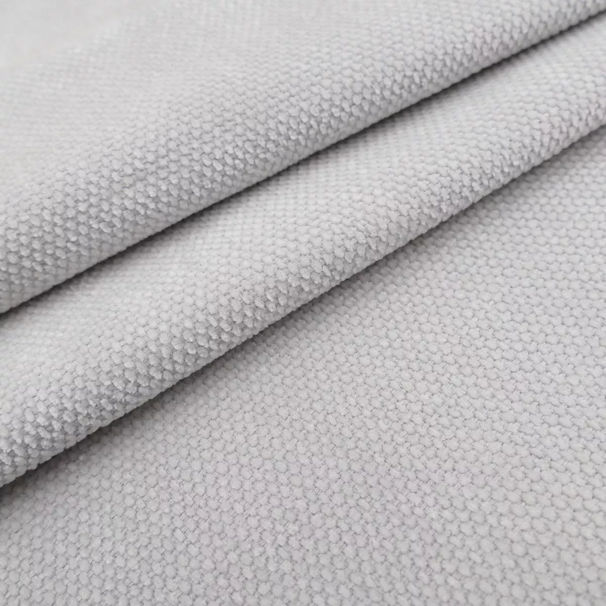 Zurich Upholstery Chenille Weave - Silver Grey